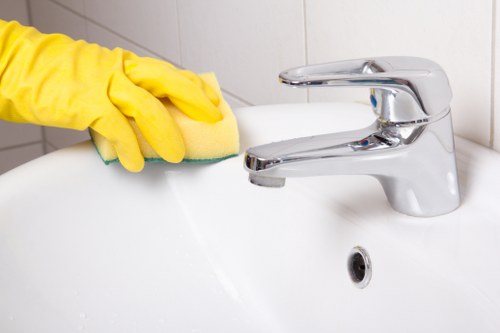 Steam cleaning process for a living room sofa in Selsdon