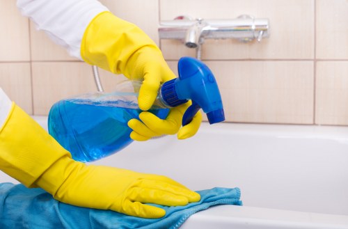 Selsdon Carpet Cleaners staff following safe working practices
